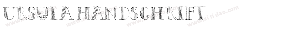 Ursula Handschrift字体转换